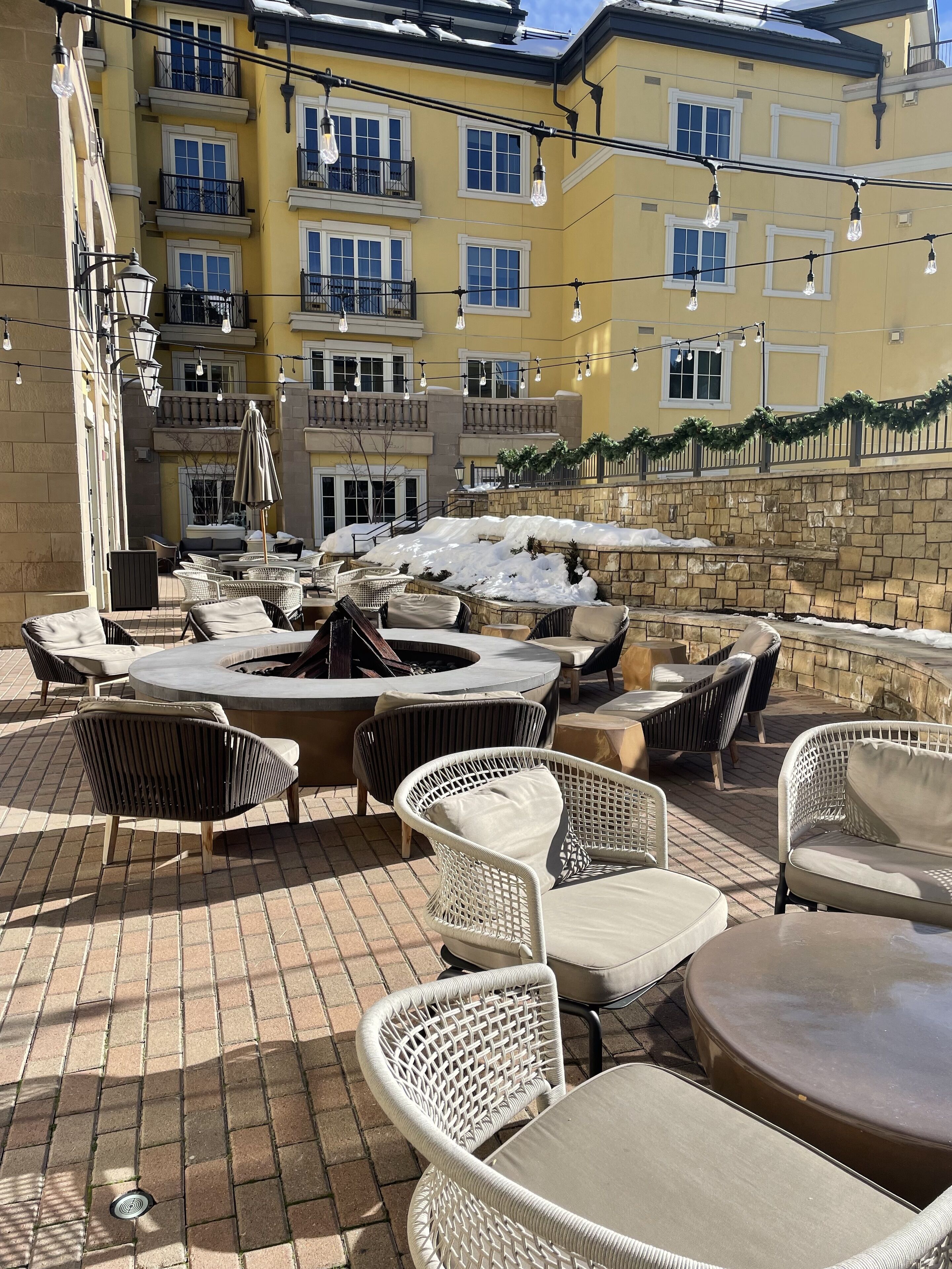 Restauration en plein air