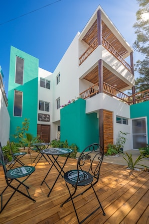 Façade de l’hébergement