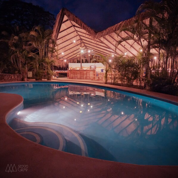 Alberca al aire libre 