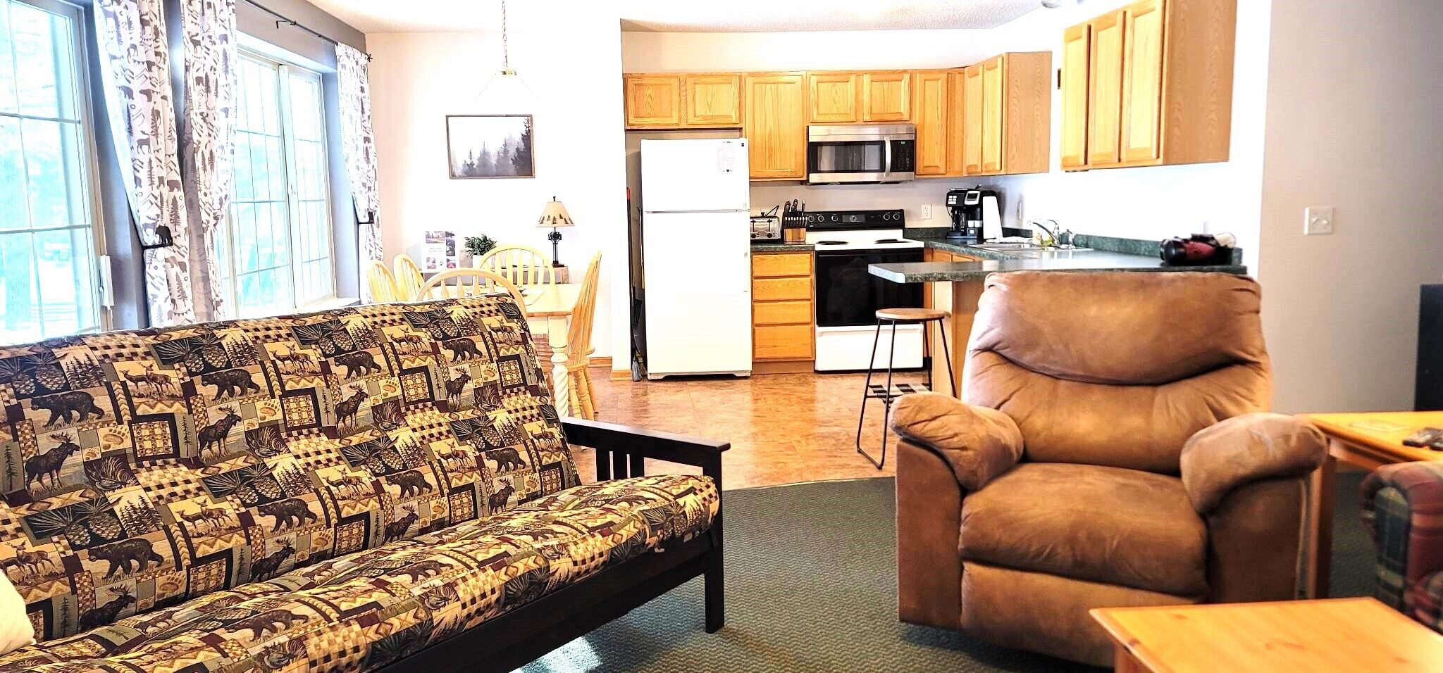 智能电视、壁炉、DVD 播放器、书