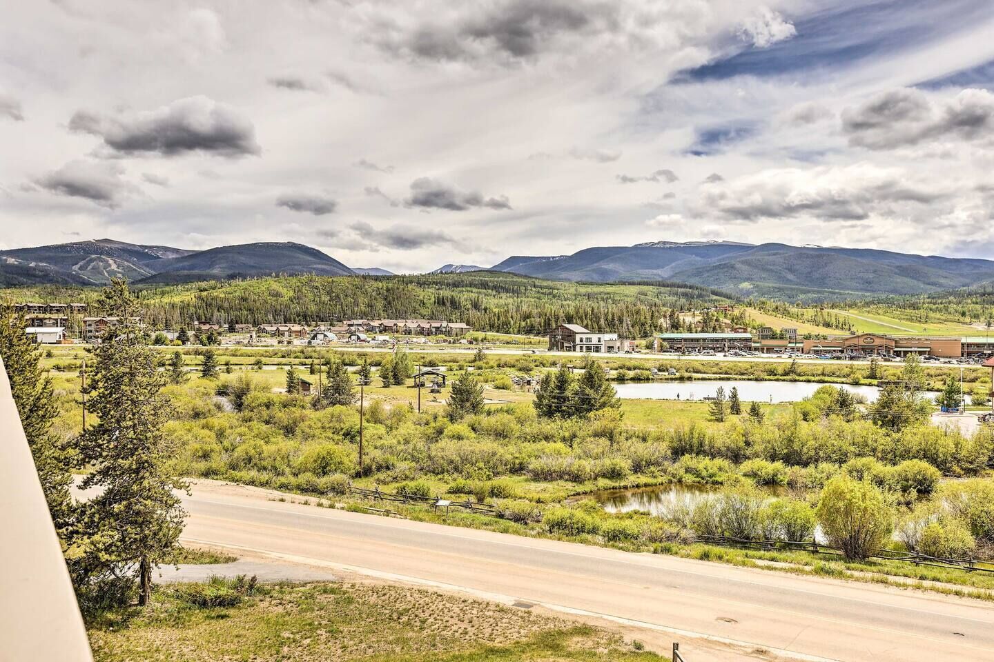 Vista desde la propiedad