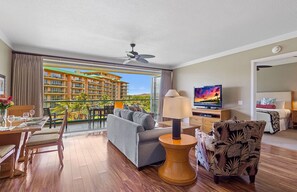 Televisión, reproductor de DVD y estéreo 