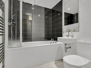 Hair dryer, towels