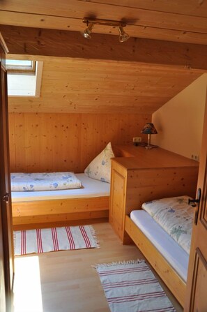 2 slaapkamers, beddengoed