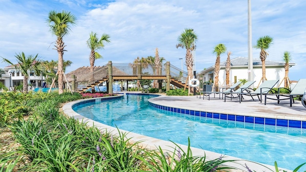 Resort Amenities - Float along the resort lazy river, offering you a relaxing and rejuvenating experience during your stay.