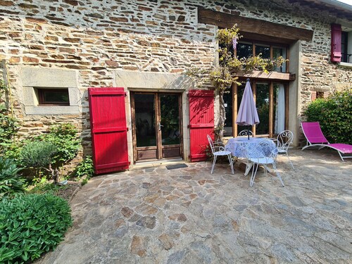 Idyllic Farmhouse Retreat with Private Pool, Fishing Pond, and Family Amenities in Berry