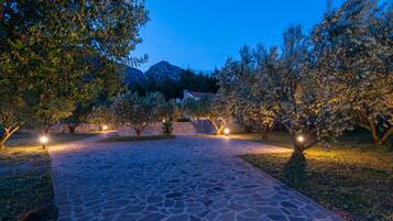 Front of property - evening/night