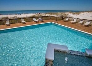Pool - Beachfront Broadmoor-beautiful views of Gulf (Orange Beach)