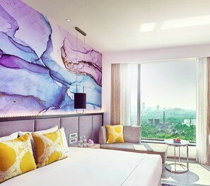 Habitación superior, 1 cama King size | Ropa de cama de alta calidad, camas con efecto memoria y minibar 