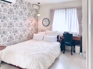 1 間睡房、書桌、免費 Wi-Fi、床單