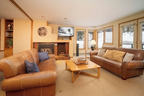 TV, fireplace, DVD player, table tennis