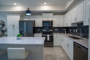 Fridge, microwave, oven, stovetop - 2BR Storey Lake Condo + Free Pet Fee | Near Disney (Kissimmee)