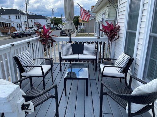 Ocean View-third house from the beach and boardwalk!