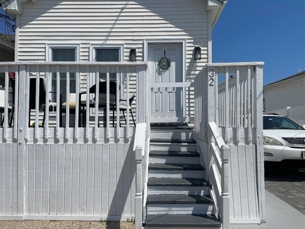 Exterior detail - Ocean View-third house from the beach and boardwalk! (Seaside Heights)