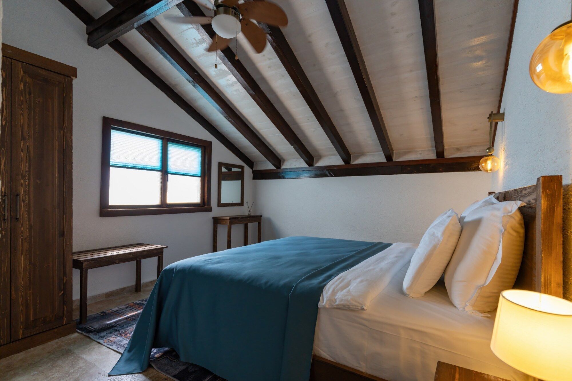 Familievilla, 4 soverom, ikke-røyk, bassengutsikt | Dundyner, minibar, safe på rommet og lydisolert