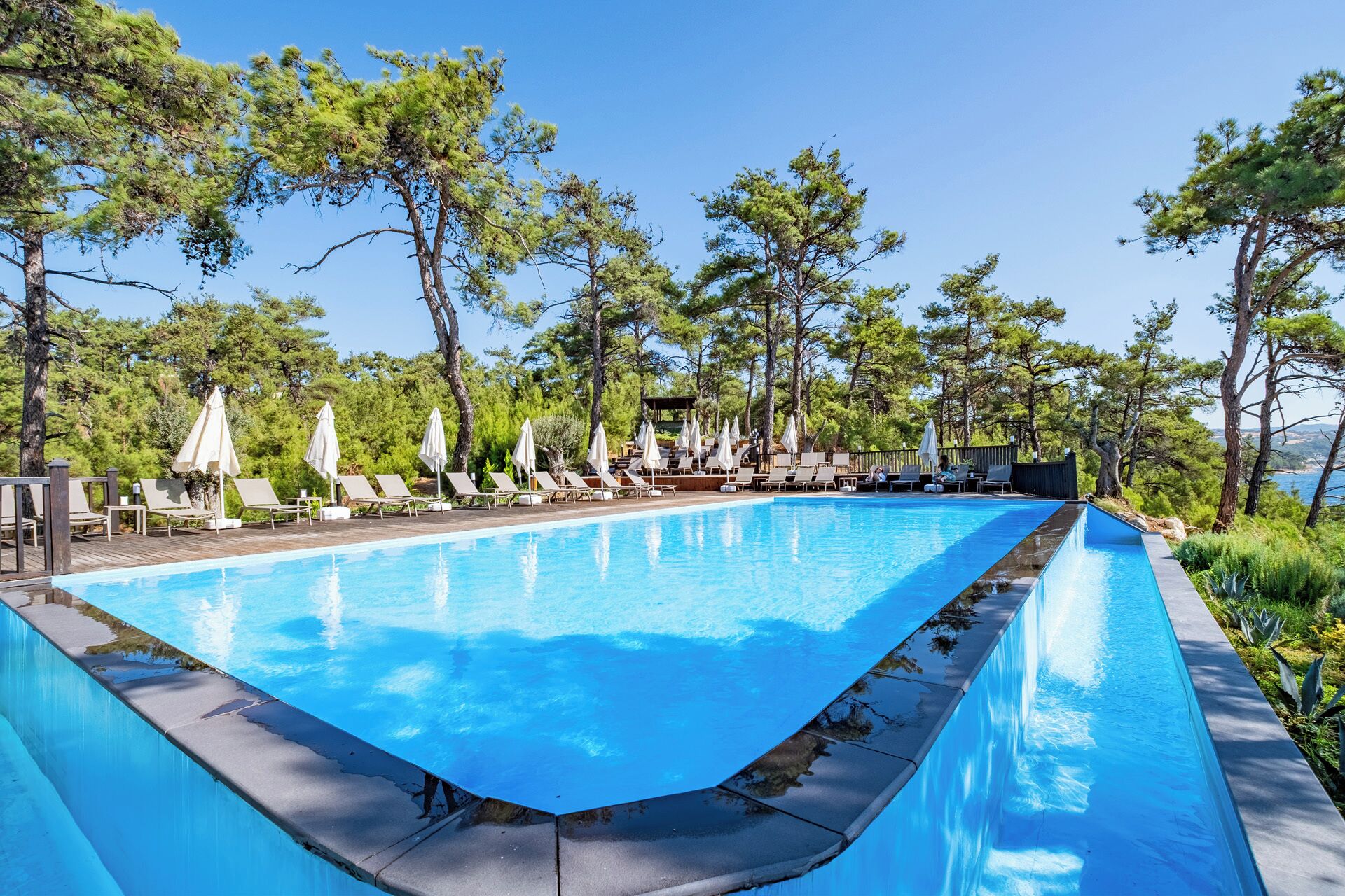 Seasonal outdoor pool