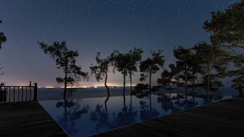 Piscine à débordement