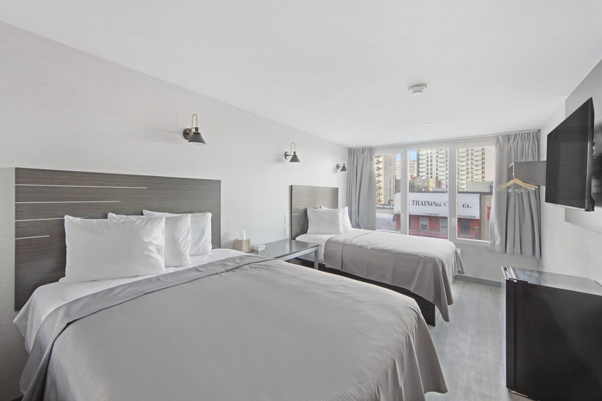 Escritorio, wifi gratis, ropa de cama