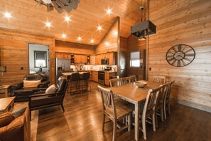 Interior - DMR Cabin 1 | Two-Level | Max Capacity 17 (Franklin County)