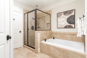 Bathtub, hair dryer, towels