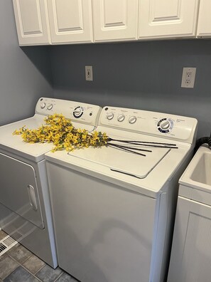 Interior - Calm & Cozy 3BR King Bed Free Wifi | Washer Dryer (Clinton Township)