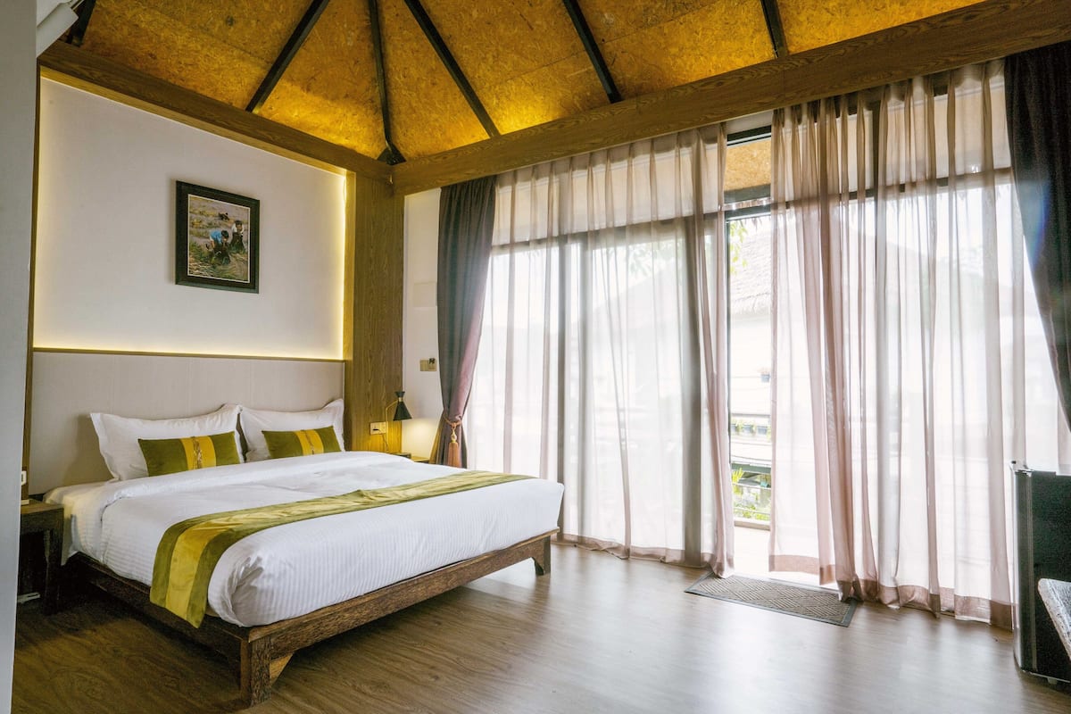 Deluxe-Bungalow, 1 Schlafzimmer, Balkon, Seeblick