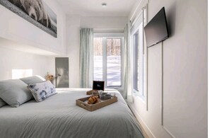 2 Schlafzimmer, Reisekinderbett, kostenloses WLAN, Bettwäsche