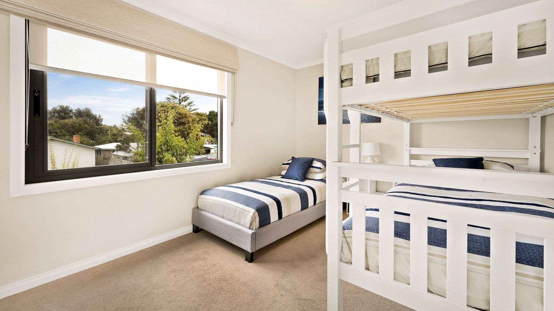 5 bedrooms, iron/ironing board, travel crib, internet