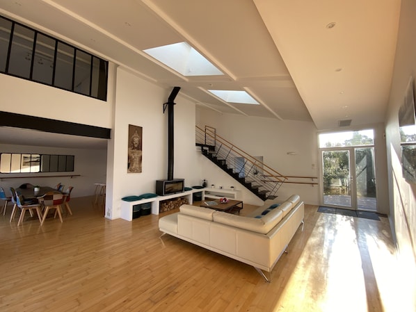 Smart TV, fireplace, books, stereo - L'Arabesque, charming villa with private pool (Arradon)