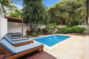 Pool - 7 min walk to Surfing Paradise, Pool & Ocean Fun (Playa Grande)