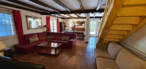 Smart-tv en een open haard