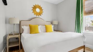 3 bedrooms, iron/ironing board, travel cot, WiFi