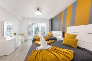 1 bedroom, iron/ironing board, travel crib, free WiFi