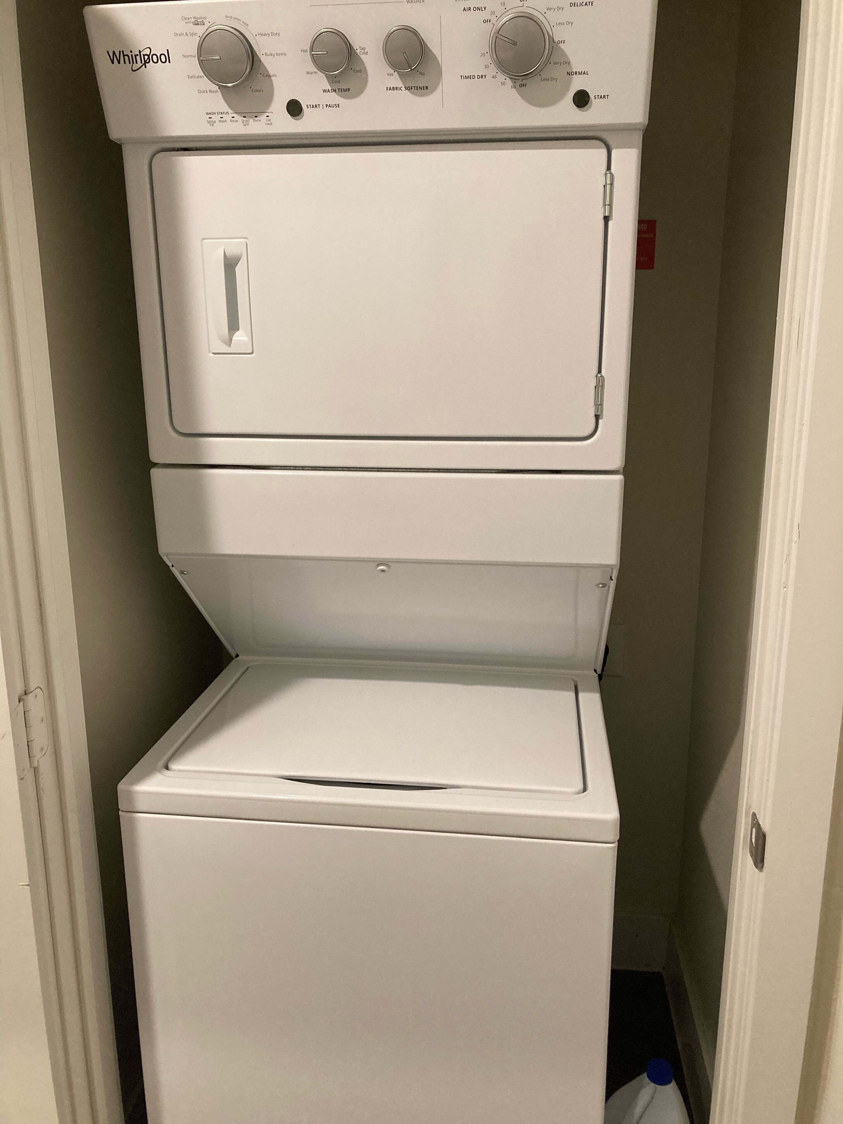 Washer and dryer 