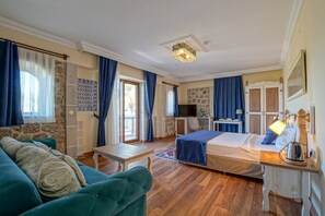 Deluxe Room, Sea View | Premium bedding, memory-foam beds, desk, laptop workspace - My Marina Select Hotel (Datça)