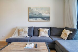 House | Living area | 42-inch LED TV with digital channels, TV, Netflix - Brand New House by Botany - Parking (Auckland)