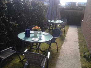 Outdoor dining - Holiday apartment mit Internet (Westerland/Sylt)