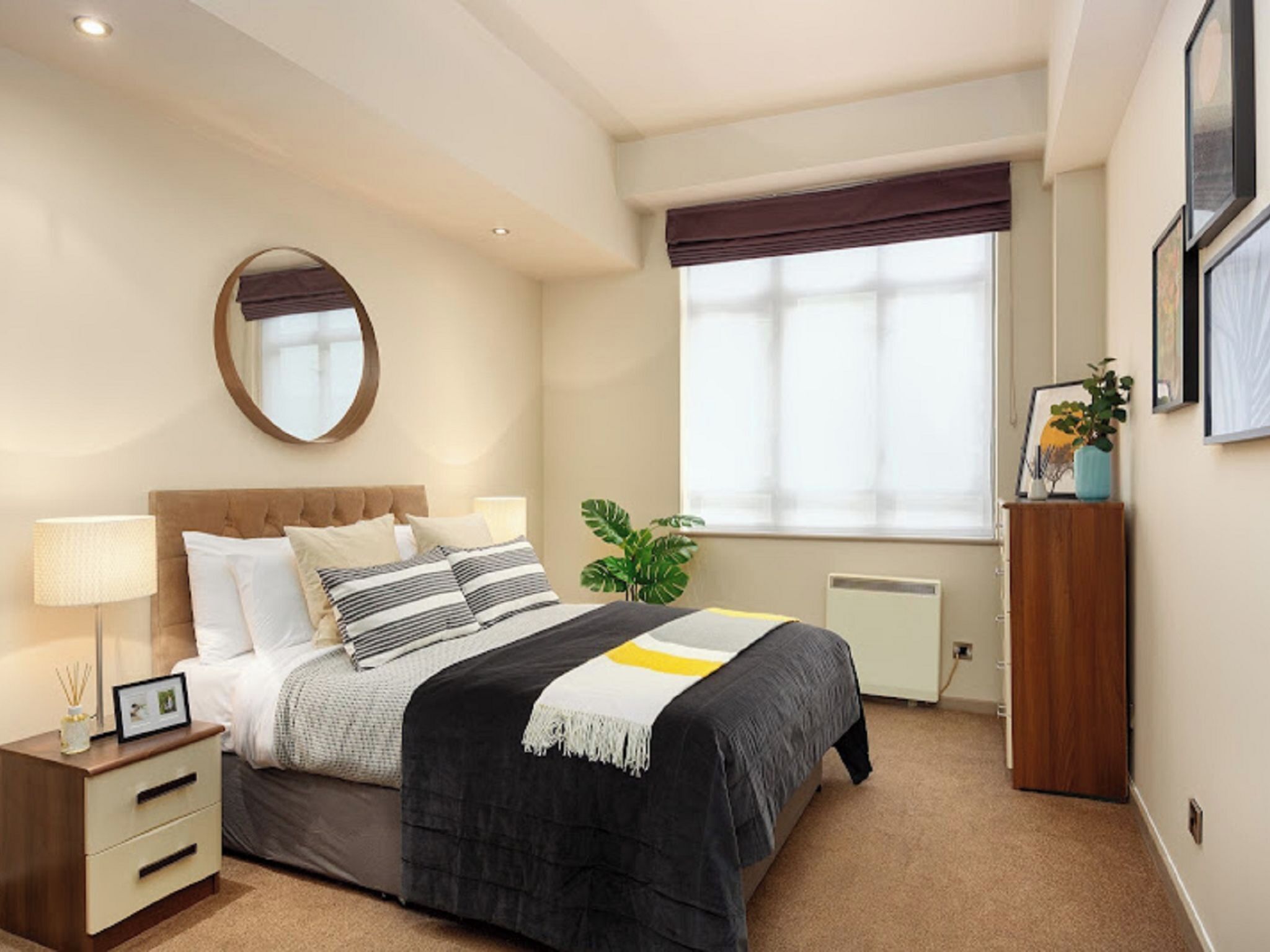 1 chambre, bureau, accès Internet