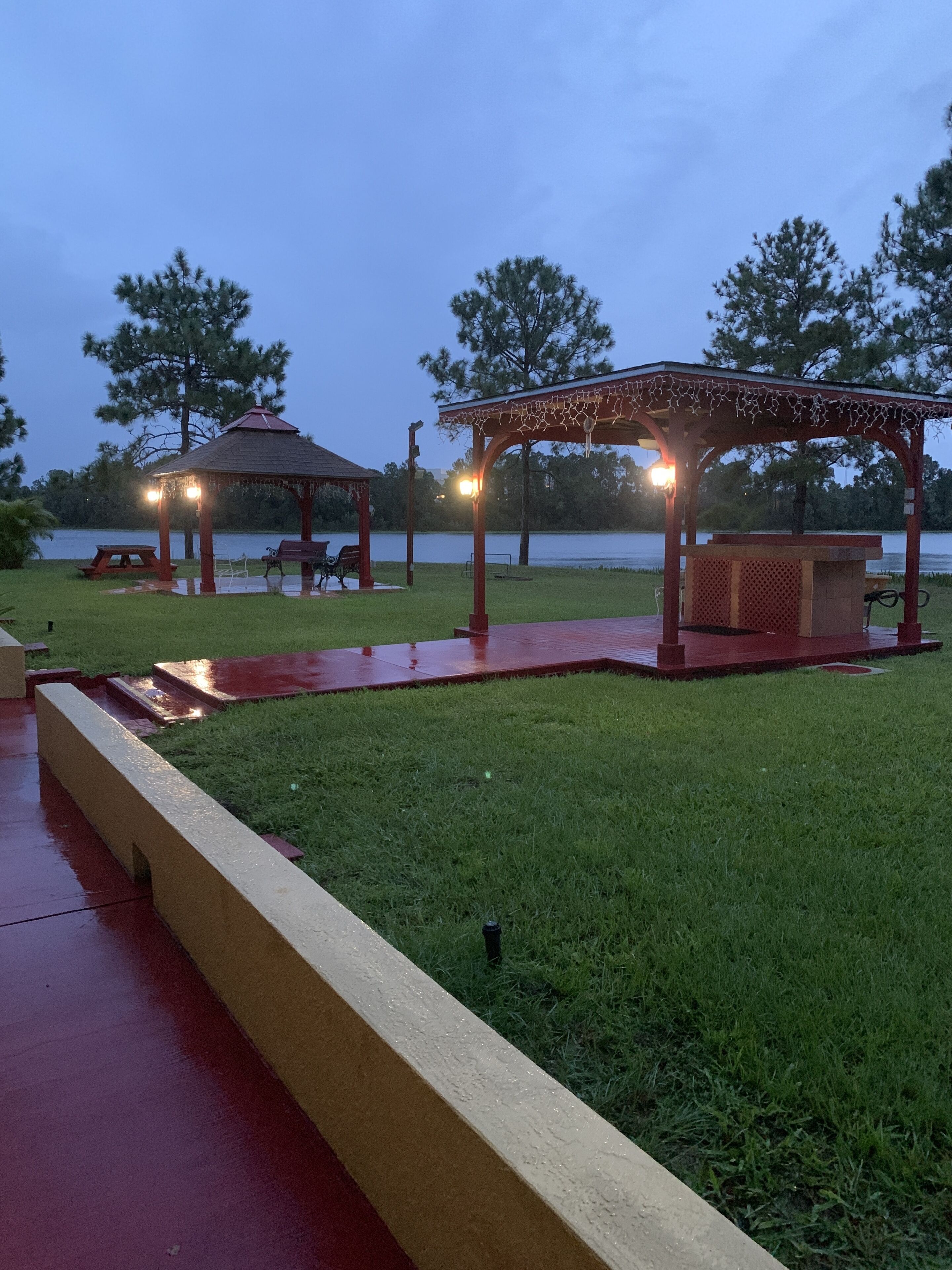 Lake front property, safe neighborhood.