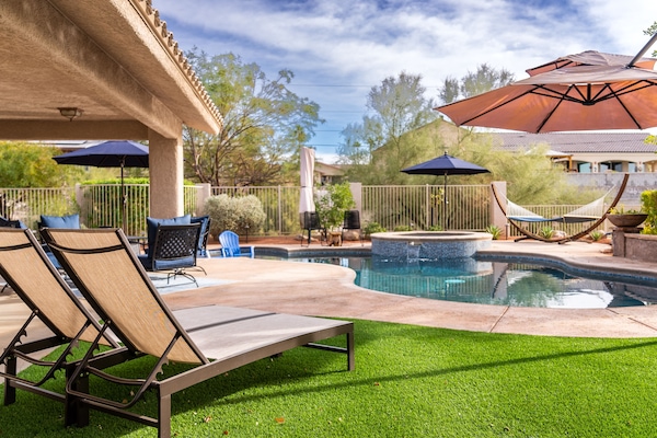 Spacious outdoor living