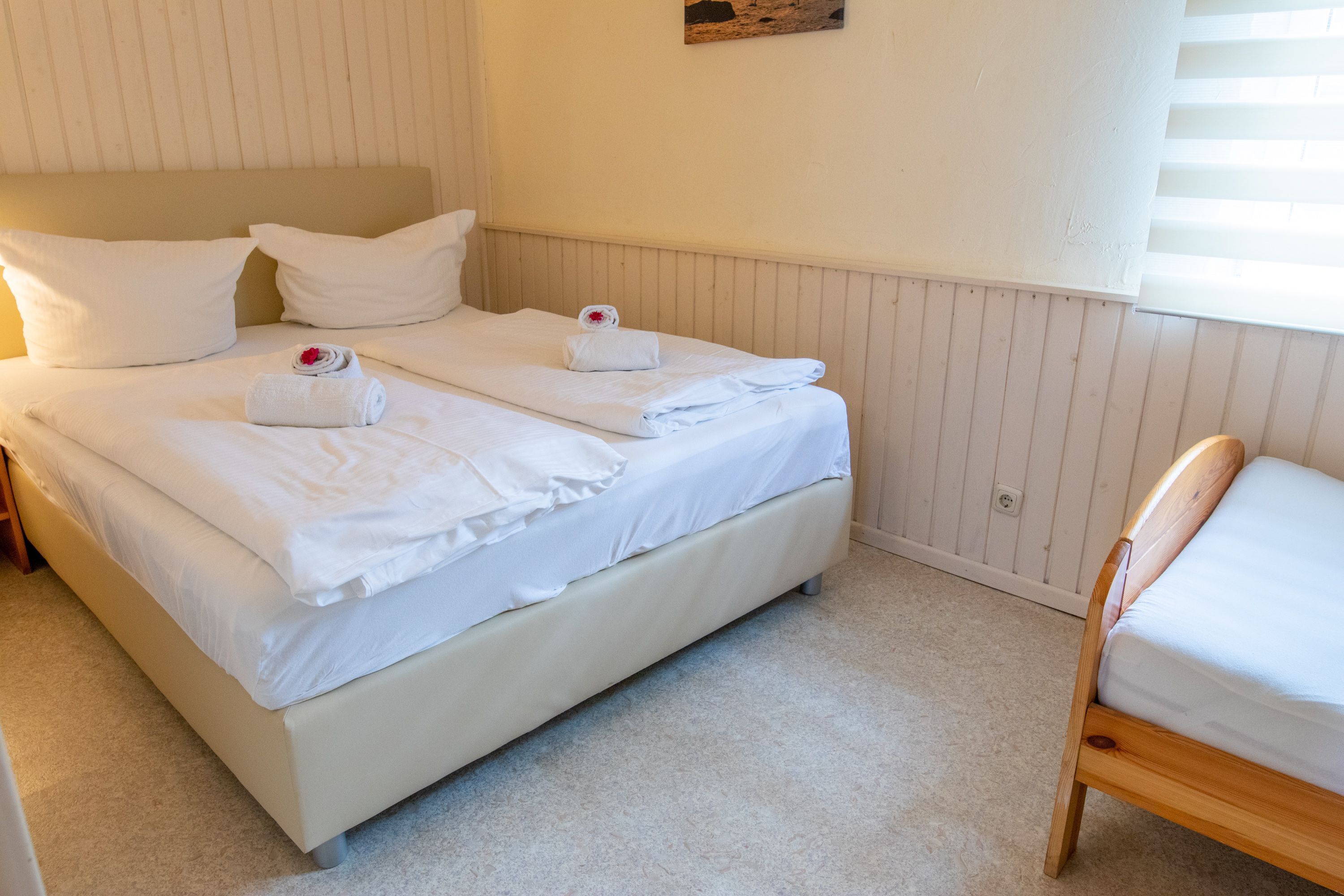 1 dormitorio, cuna de viaje, wifi y ropa de cama