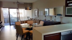 Apartment, 2 Bedrooms, Balcony | Living area - Apartment in Hotel Residence (Grand-Baie)