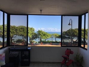 Living room - Ocean View 3bedroom With Amazing View in the Middle of Town Late Night Walks (Puerto Plata)