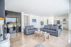 Villa, 3 Bedrooms, Private Pool, Garden View | Living room - Protaras Holiday Villa Bp2 (Paralimni)