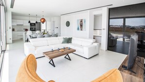 Villa, 3 Bedrooms, Private Pool, Garden View | Living room - Protaras Holiday Villa Bp13 (Paralimni)