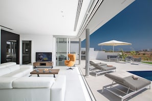 Villa, 3 Bedrooms, Private Pool, Garden View | Living room - Protaras Holiday Villa Bp13 (Paralimni)
