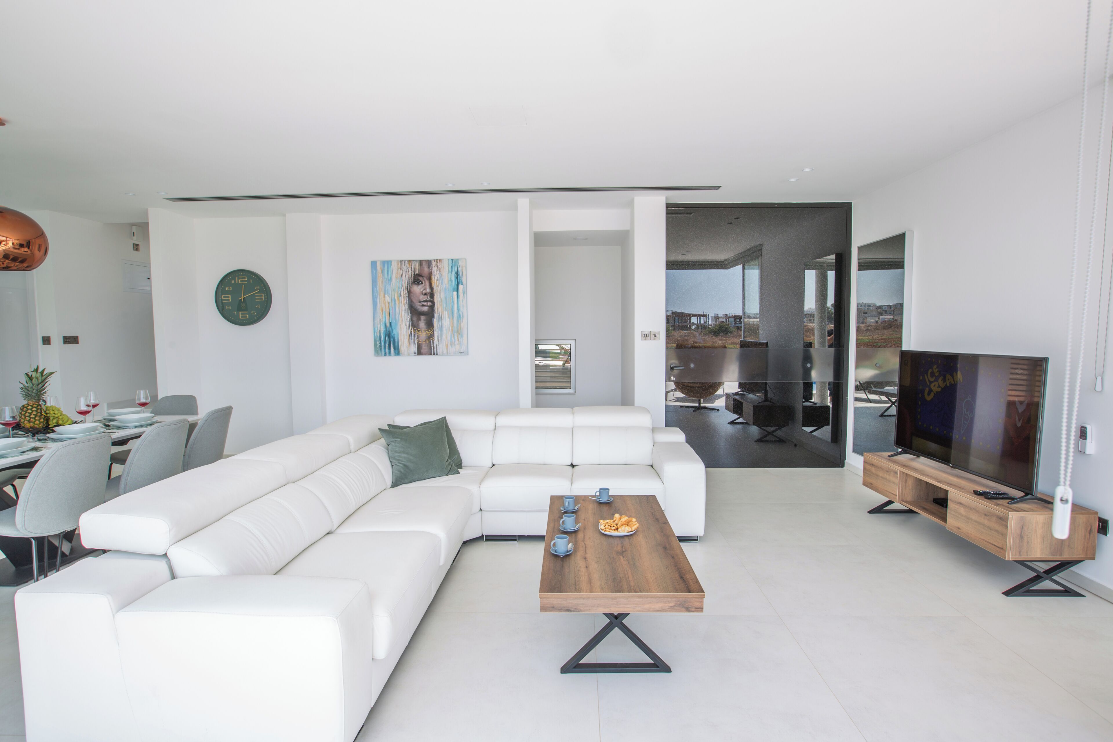 Villa, 3 habitaciones, alberca privada, vista al jardín | Sala de estar