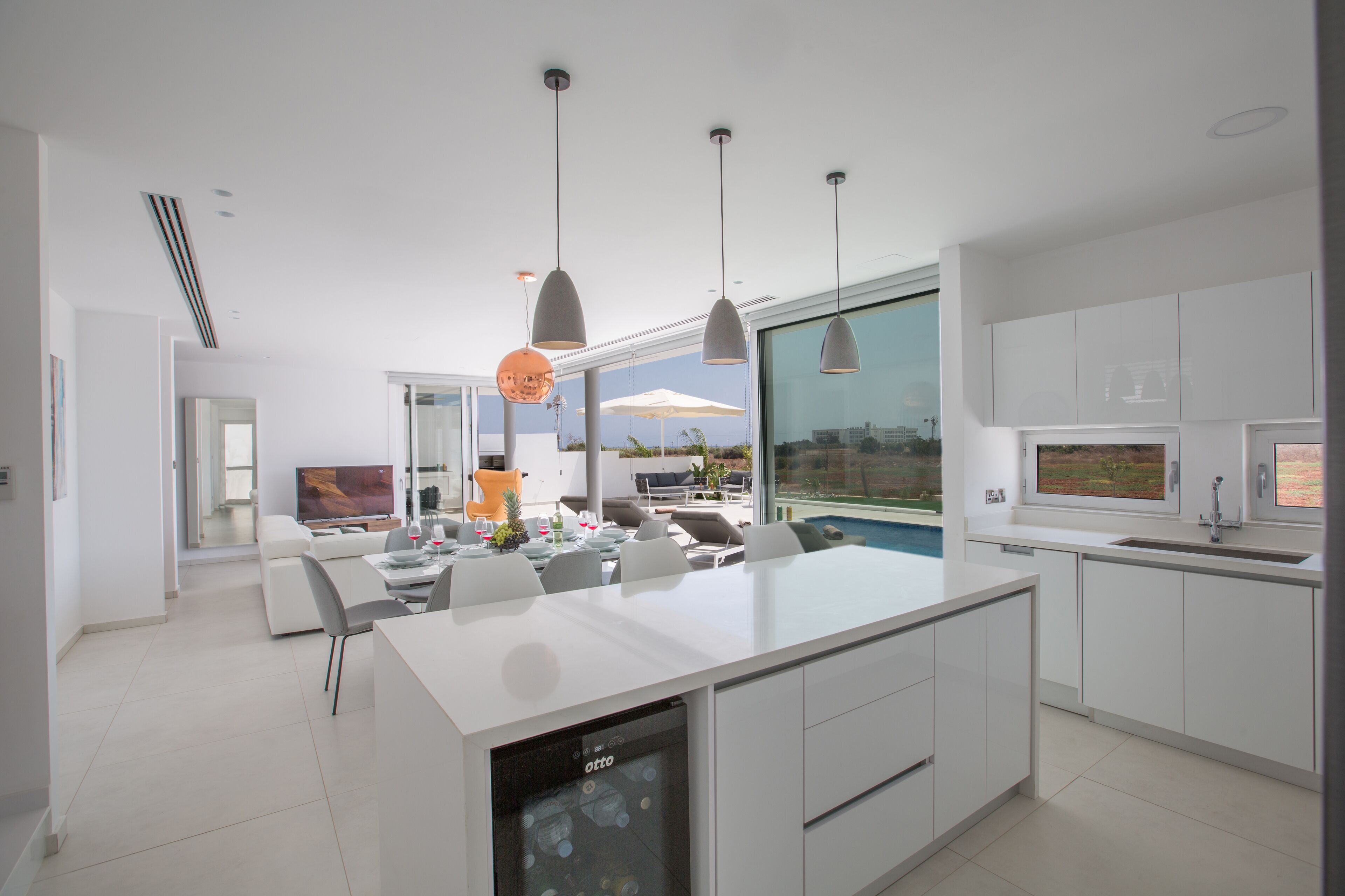 فيلا - ٣ غرف نوم - بمسبح خاص - منظر للحديقة | المنشأة من الداخل