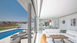 Villa, 3 Bedrooms, Private Pool, Garden View | Living room - Protaras Holiday Villa Bp13 (Paralimni)