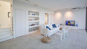 Villa, 3 Bedrooms, Patio, Garden View | Living room - Protaras Holiday Villa Wp7 (Paralimni)